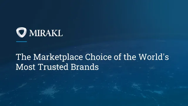 Mirakl pitch deck cover