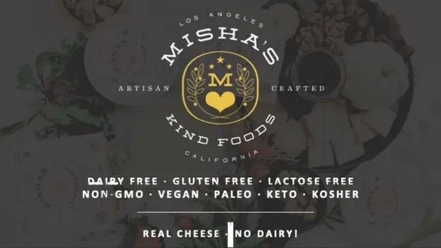 Misha's Kind Foods pitch deck cover