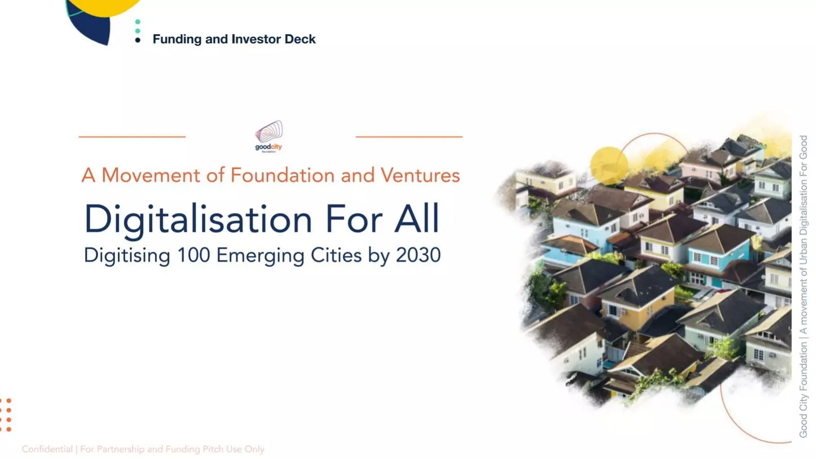 Good City Foundation pitch deck slide