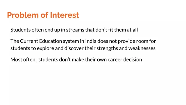 Problem slide 2 from Career PriAm