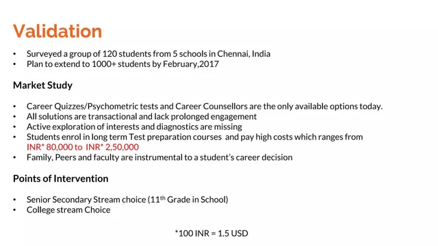 Problem slide 6 from Career PriAm