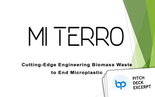 Mi Terro pitch deck cover