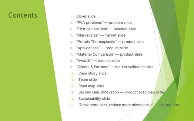 Agenda / contents slide 2 from Mi Terro
