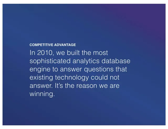 Competitors slide 6 from Mixpanel