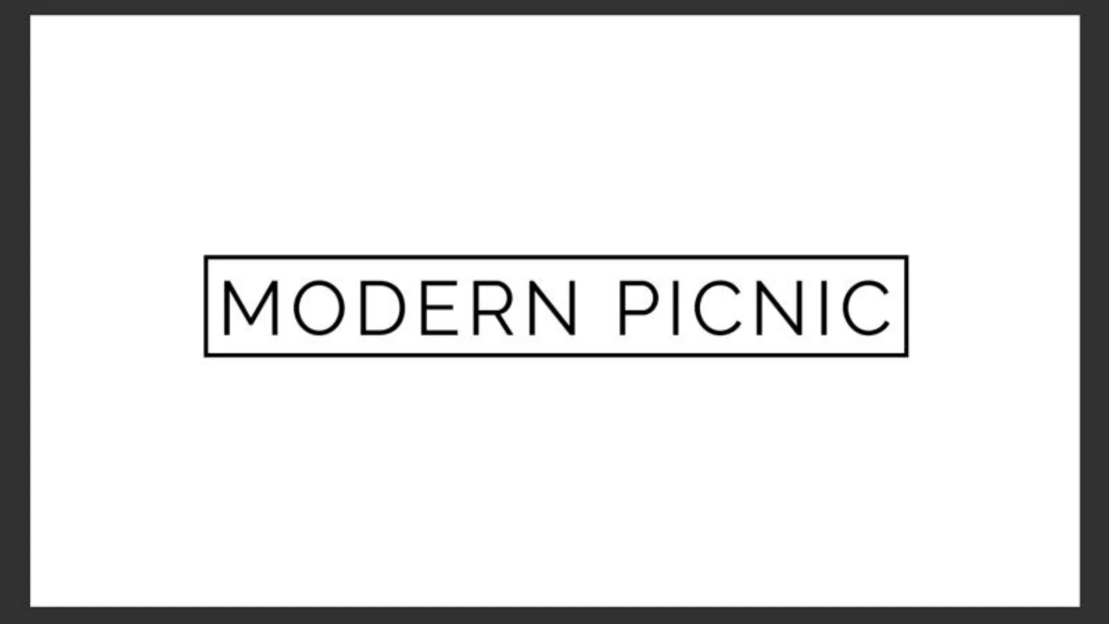 Modern Picnic pitch deck slide