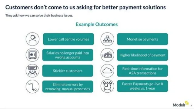 Product / solution slide 7 from Modulr