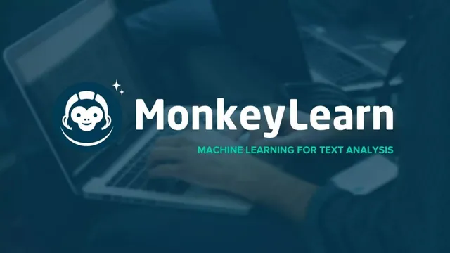 MonkeyLearn pitch deck cover