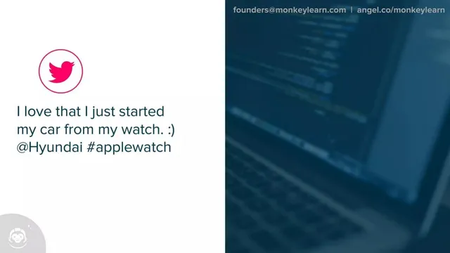Product / solution slide 2 from MonkeyLearn