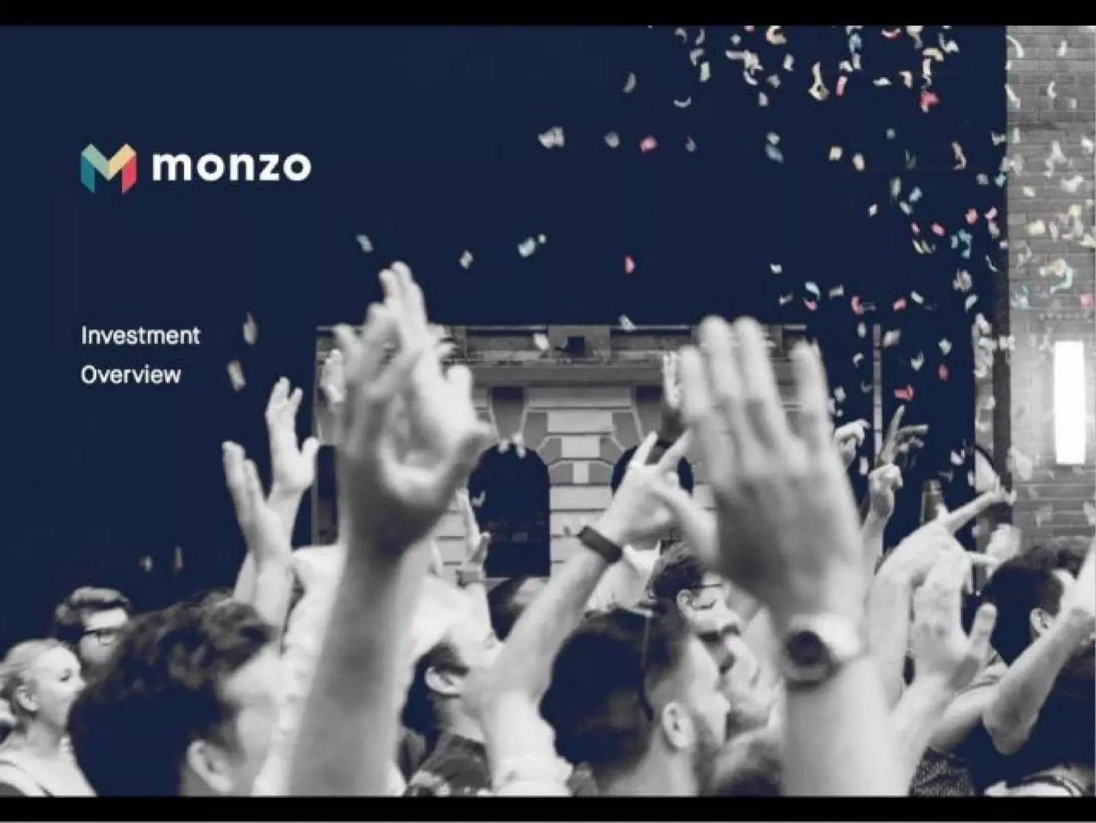 Monzo pitch deck slide