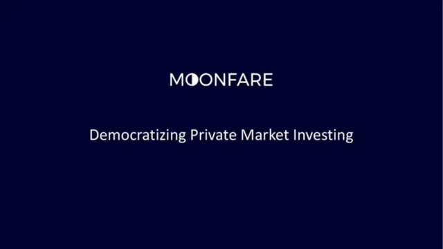 Moonfare pitch deck cover