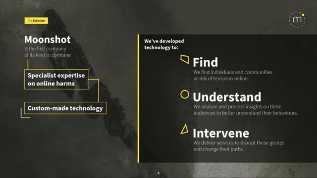 Product / solution slide 5 from Moonshot