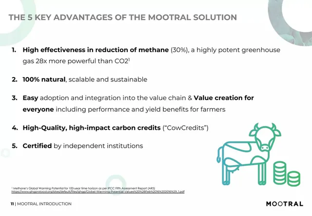 Product / solution slide 11 from Mootral
