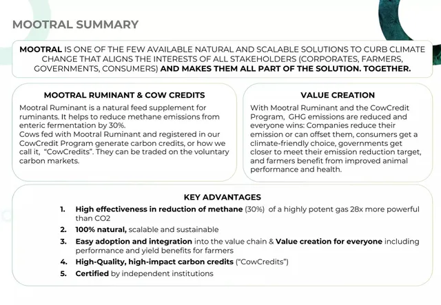 Product / solution slide 12 from Mootral