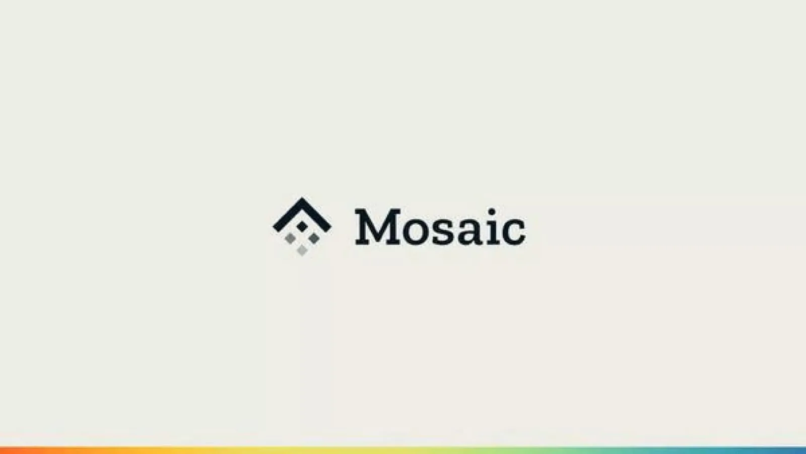 Mosaic pitch deck slide