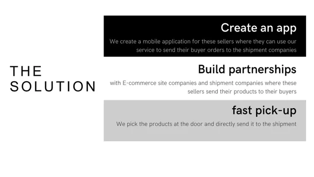 Product / solution slide 3 from Mose Delivery