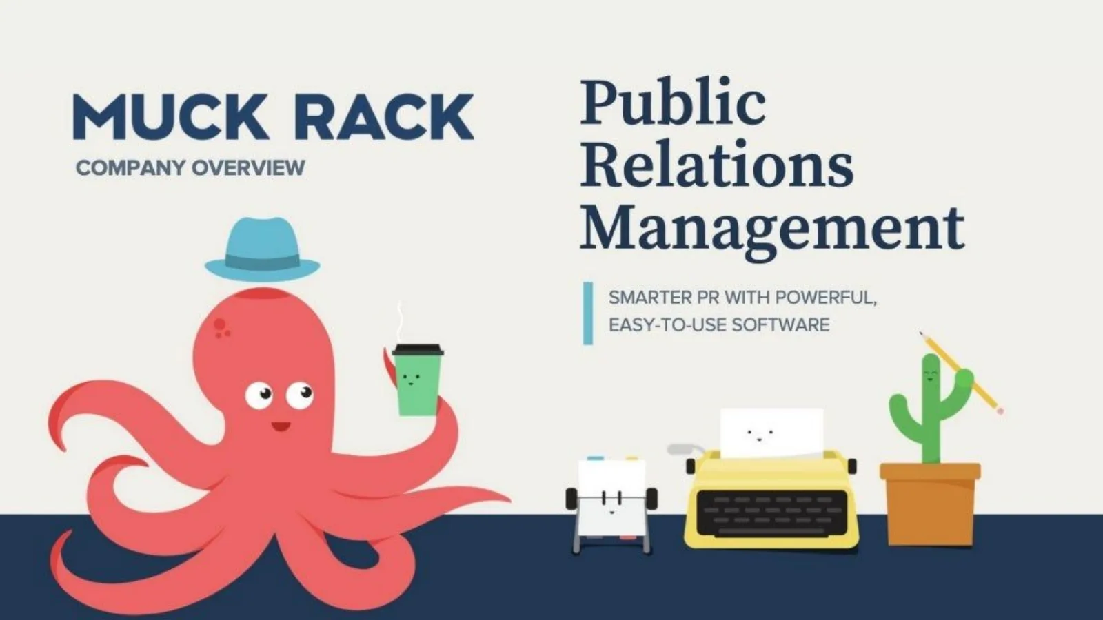 Muck Rack pitch deck slide