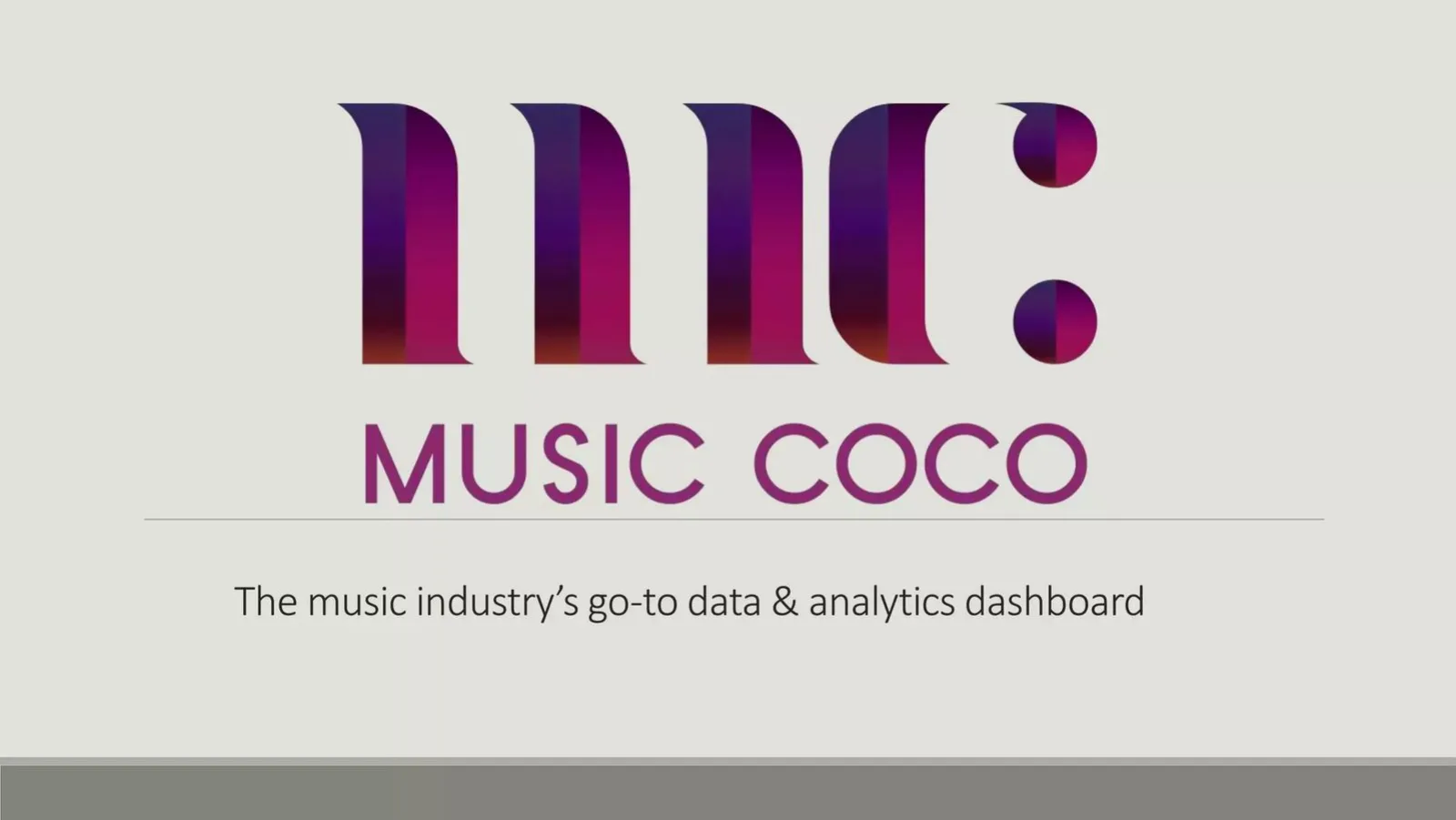 Music Coco pitch deck slide