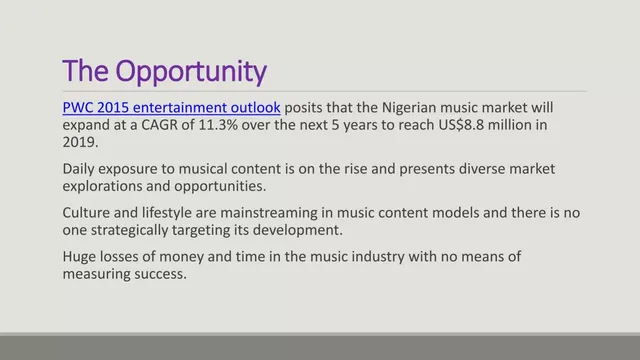 Market sizing / opportunity slide 8 from Music Coco