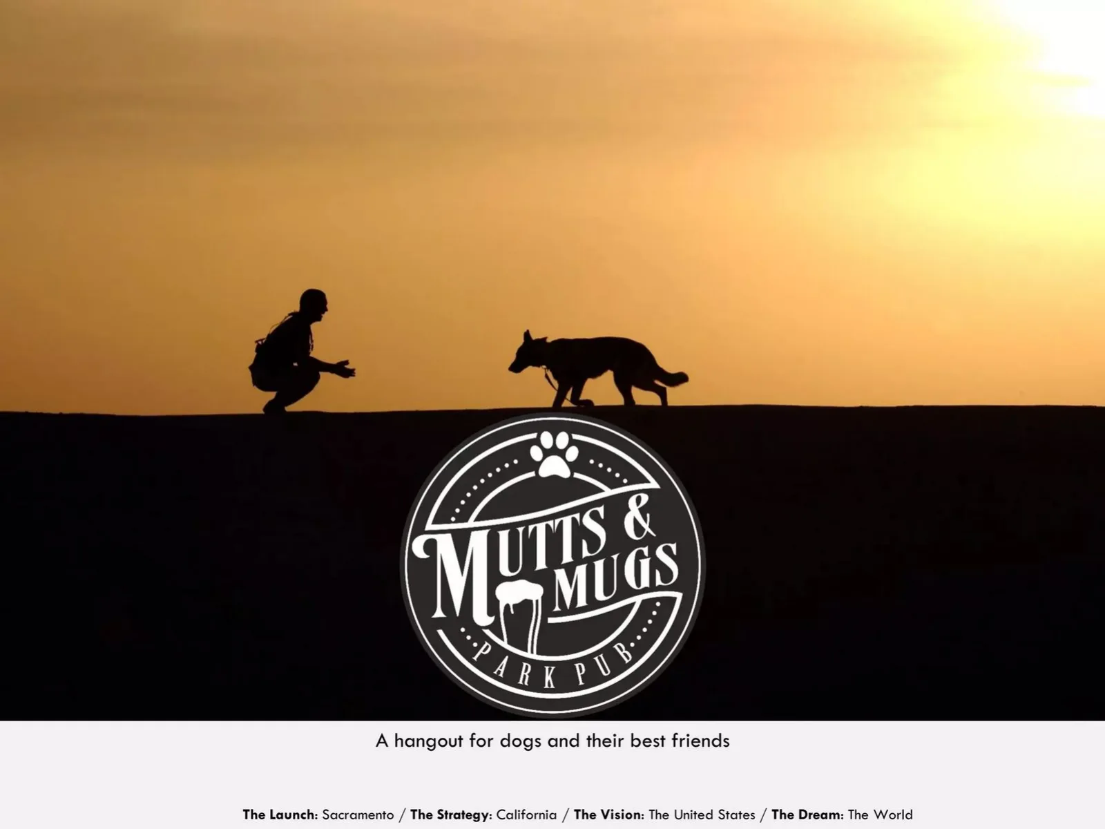 Mutts and Mugs pitch deck slide
