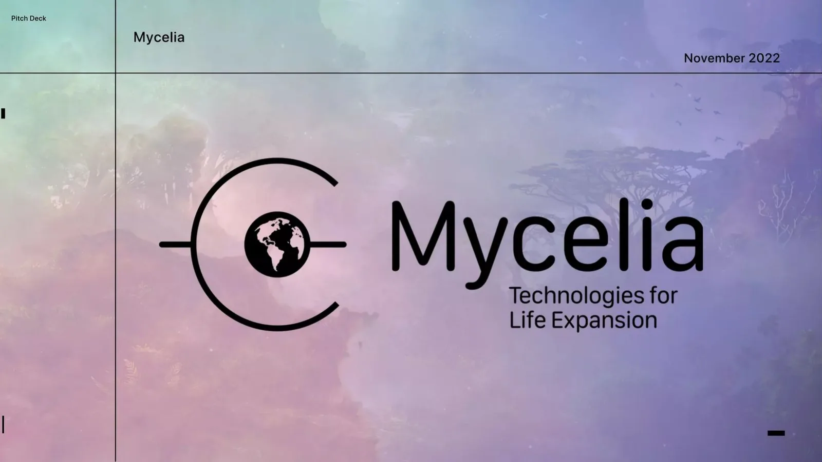 MYCELIA pitch deck slide