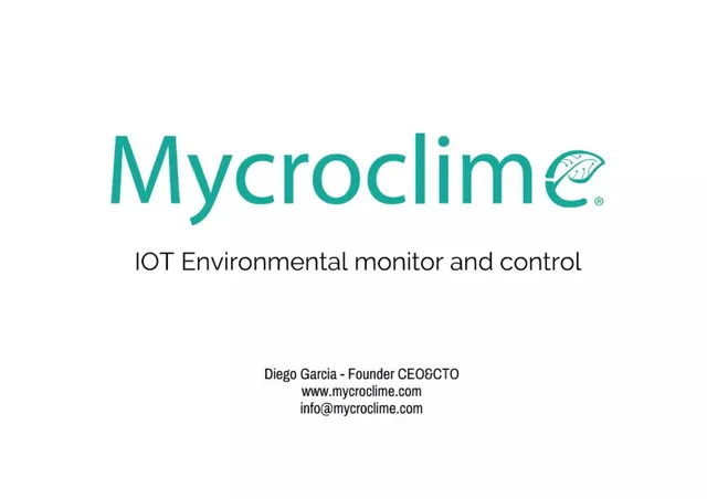 Mycroclime pitch deck cover