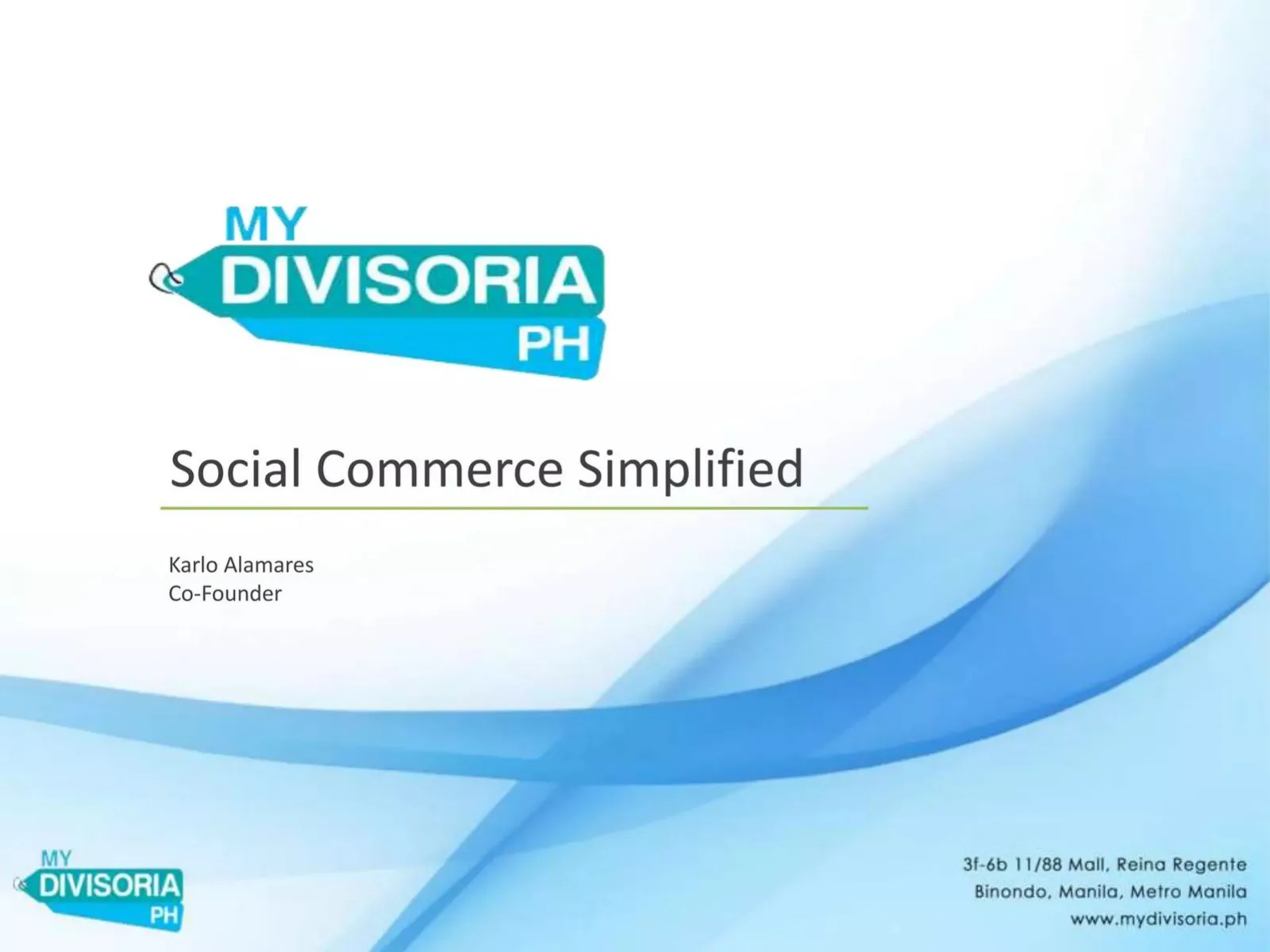 MyDivisoria PH pitch deck slide
