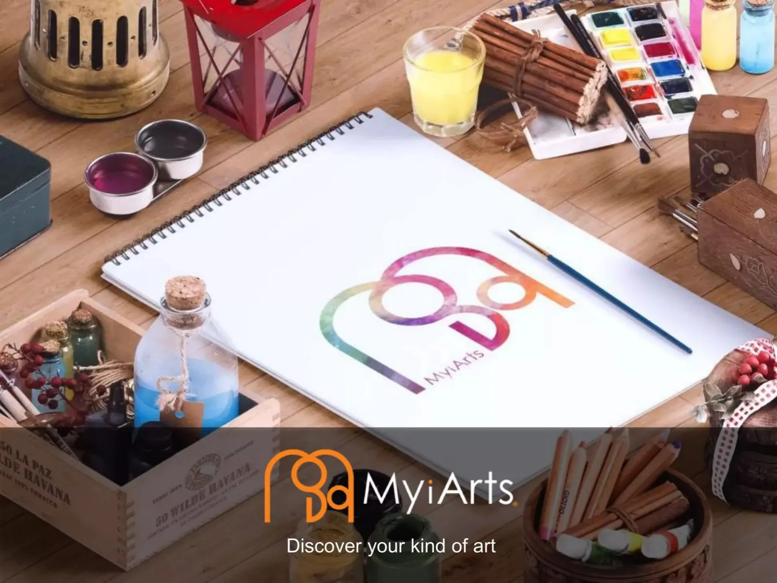 MyiArts pitch deck slide