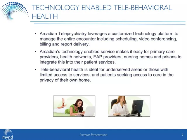 Product / solution slide 9 from MYnd Analytics