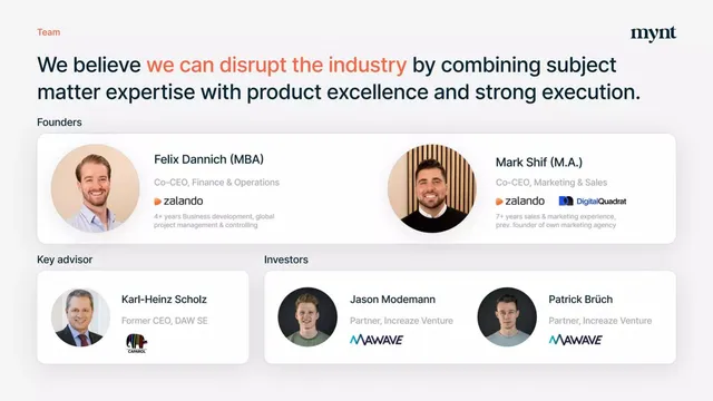 Team slide 2 from Mynt