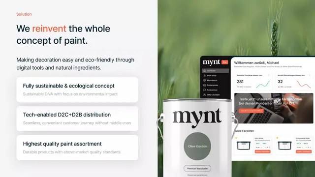 Product / solution slide 5 from Mynt
