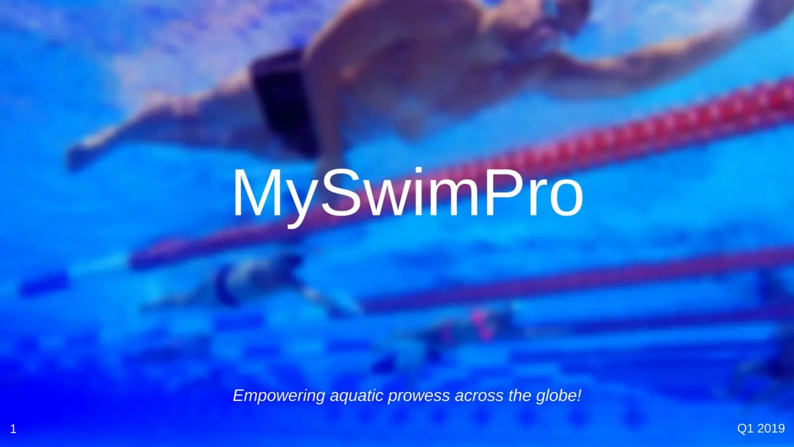 MySwimPro pitch deck slide
