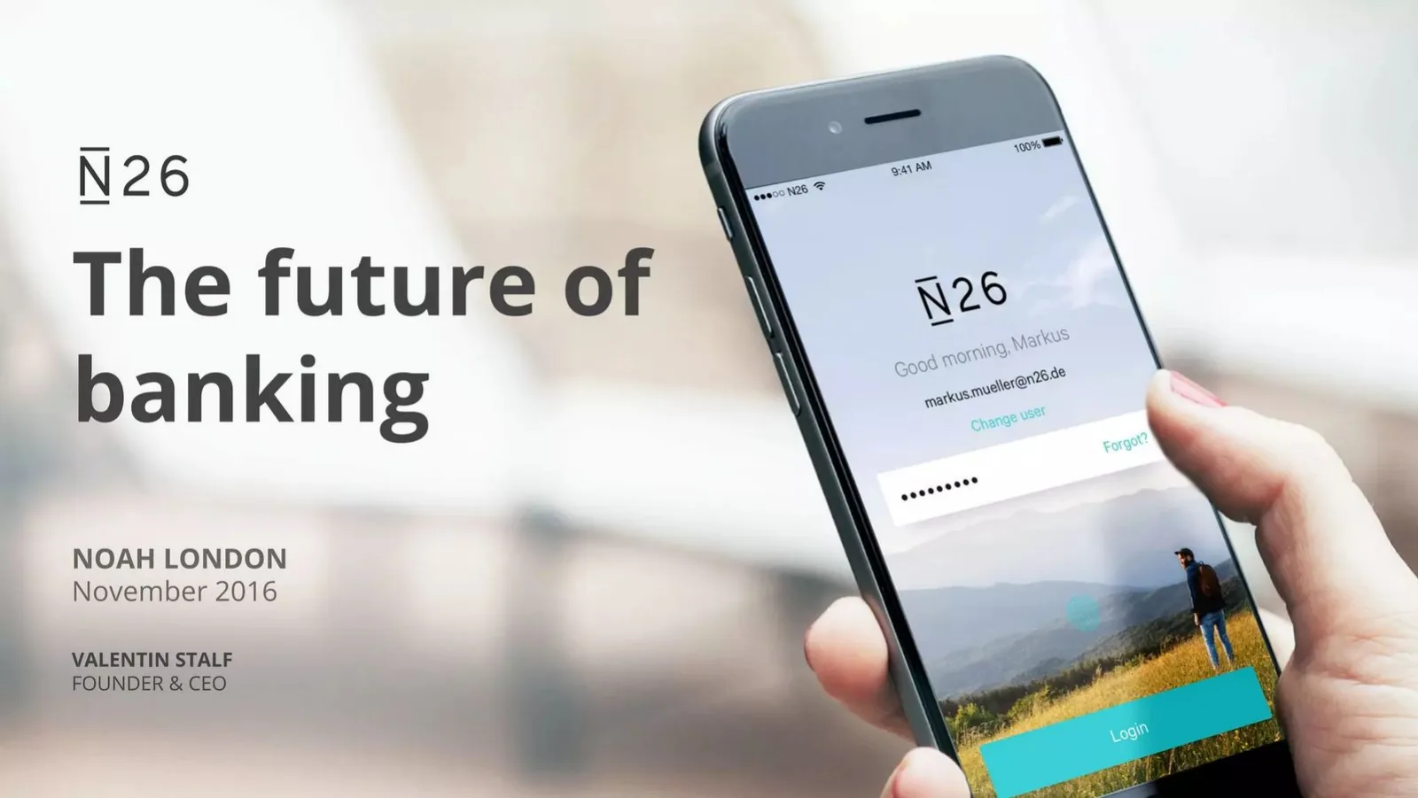 N26 pitch deck slide
