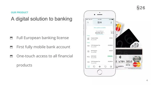 Product / solution slide 5 from N26