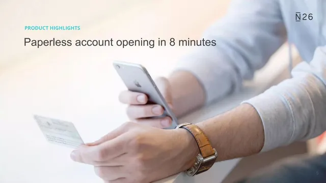 Product / solution slide 6 from N26
