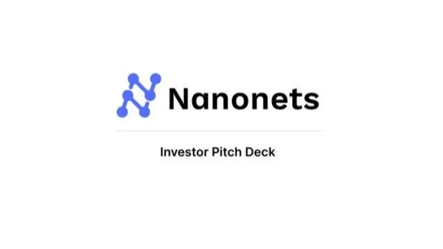 Nanonets pitch deck cover