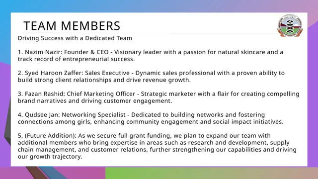 Team slide 10 from Nature's Alchemy