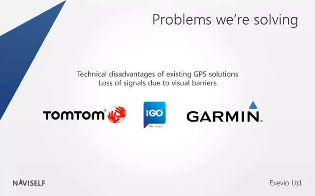 Problem slide 3 from Naviself (Exevio Ltd.)