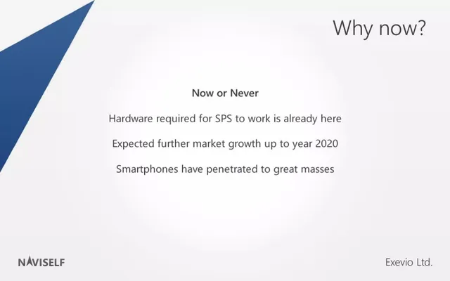 Why now slide 6 from Naviself (Exevio Ltd.)