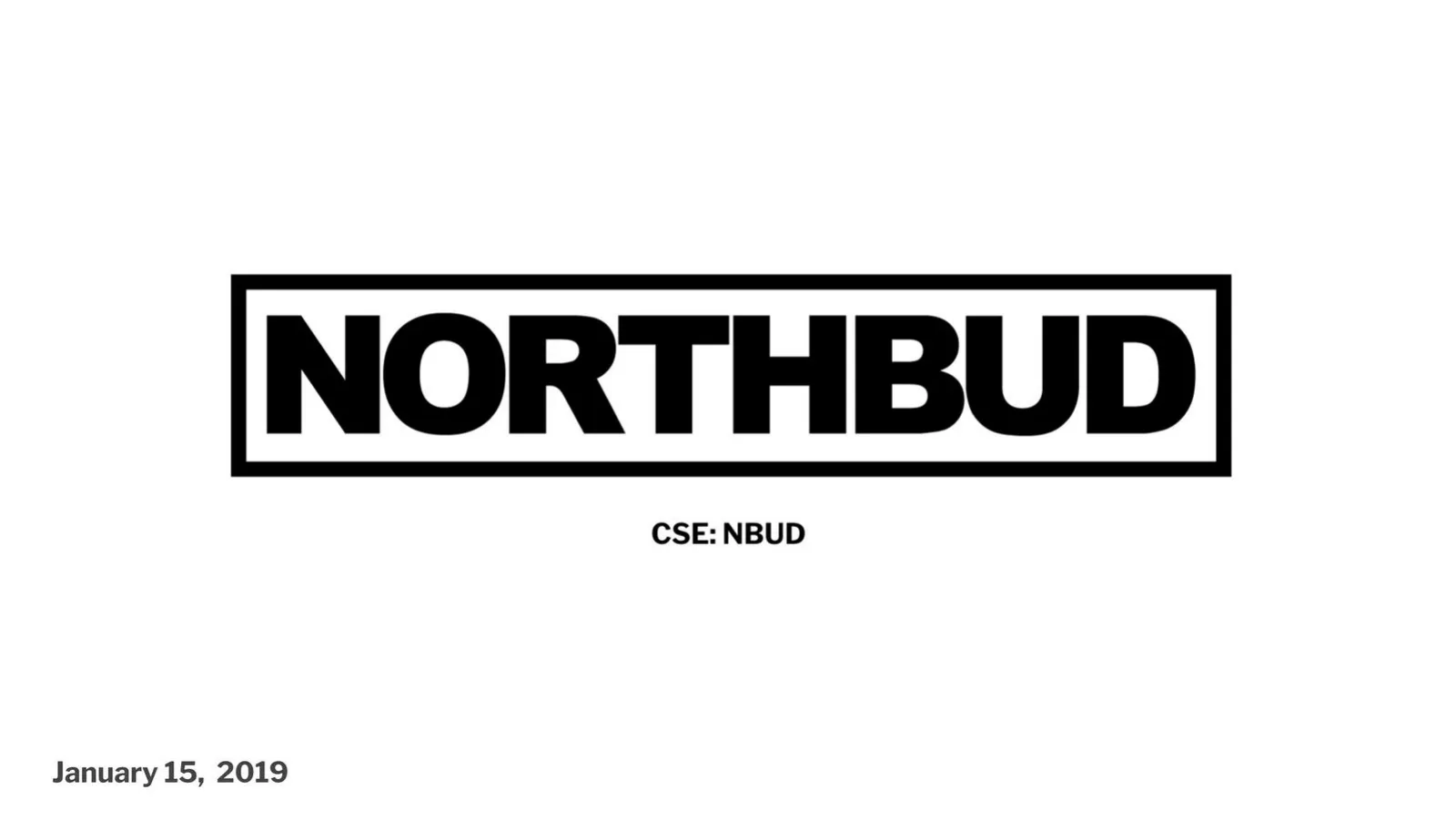 North Bud Farms (NBUD) pitch deck slide