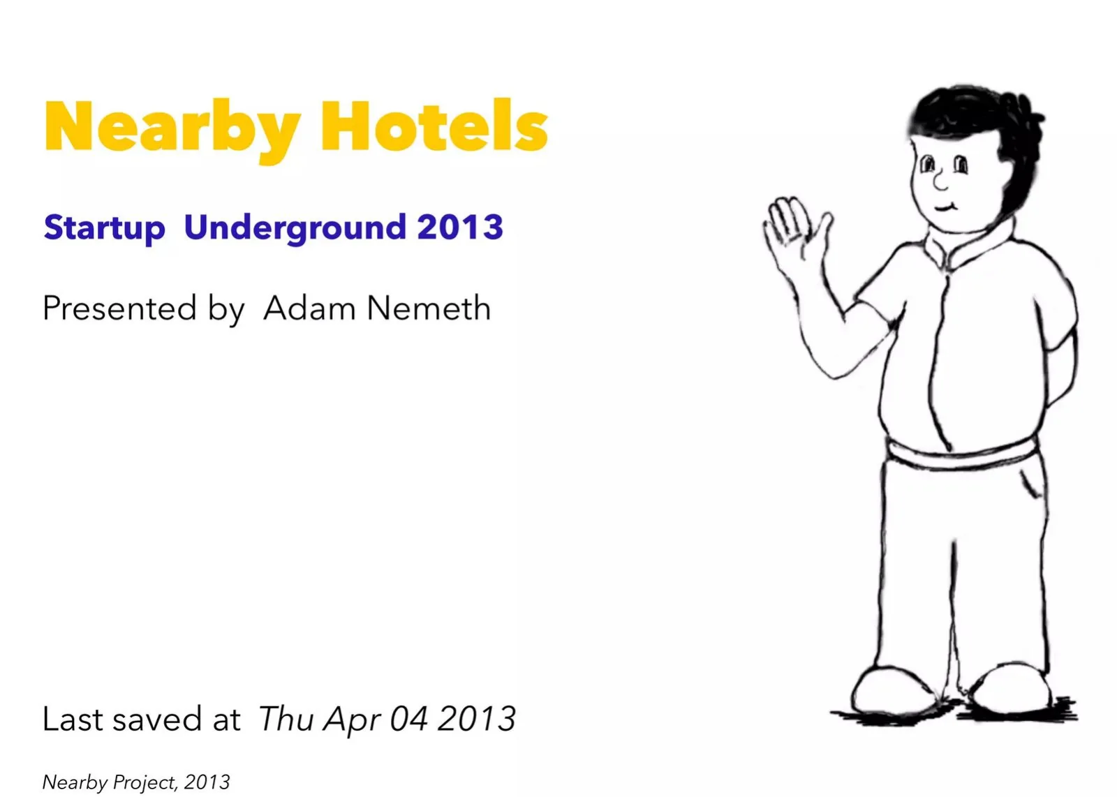 Nearby pitch deck slide