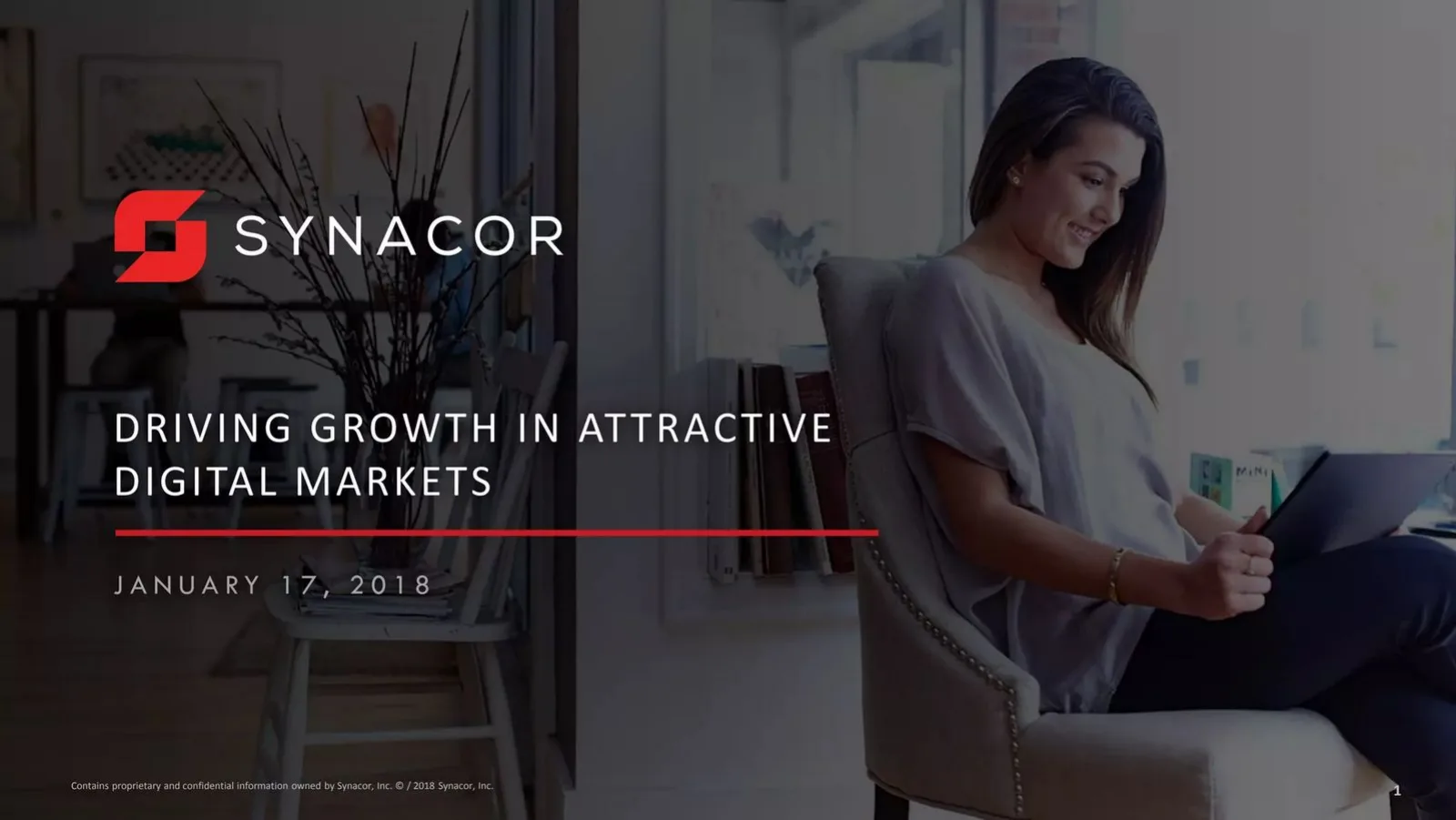 Synacor pitch deck slide