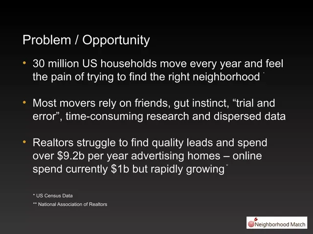 Problem slide 3 from Neighborhood Match