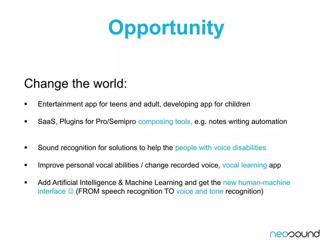 Product / solution slide 6 from NeoSound