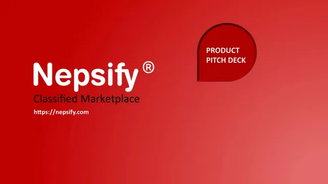 Nepsify pitch deck cover