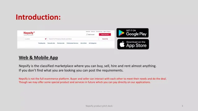 Product / solution slide 3 from Nepsify