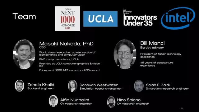 Team slide 11 from Nereus (NeuralX Inc.)