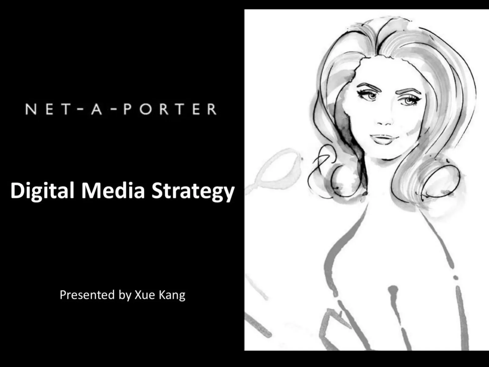 Net-A-Porter pitch deck slide