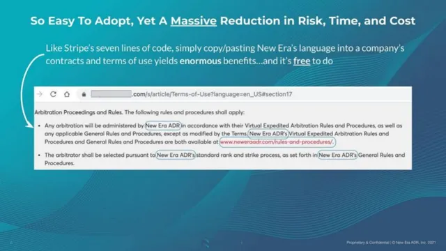 Product / solution slide 6 from New Era ADR