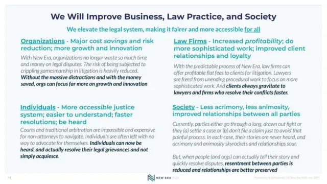 Vision slide 10 from New Era ADR
