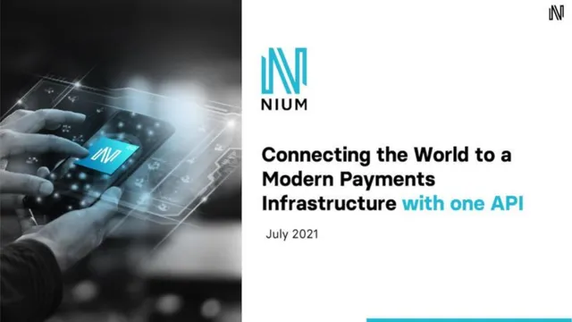 Nium pitch deck cover